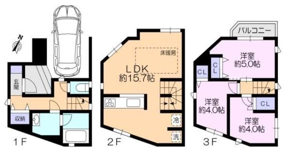 戸田市笹目北町 中古戸建 3,790万