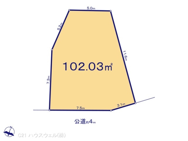 川口市八幡木2丁目13番A区画 3,132万