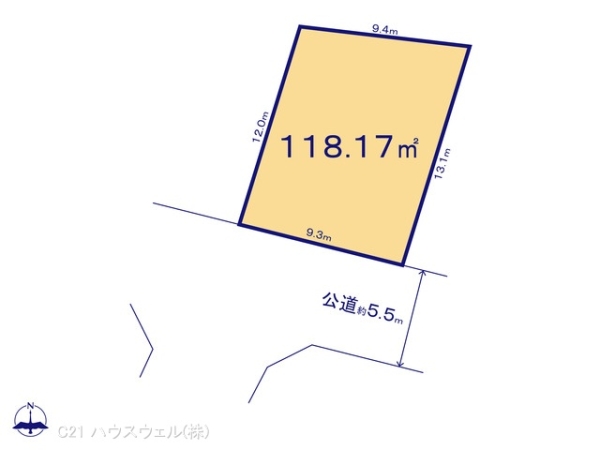 久喜市葛梅(623)2区画 1,330万