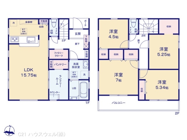 岩槻区城南1期1号棟 3,480万