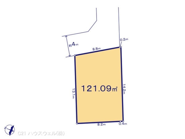 上尾市平塚12期15棟5区画 1,490万