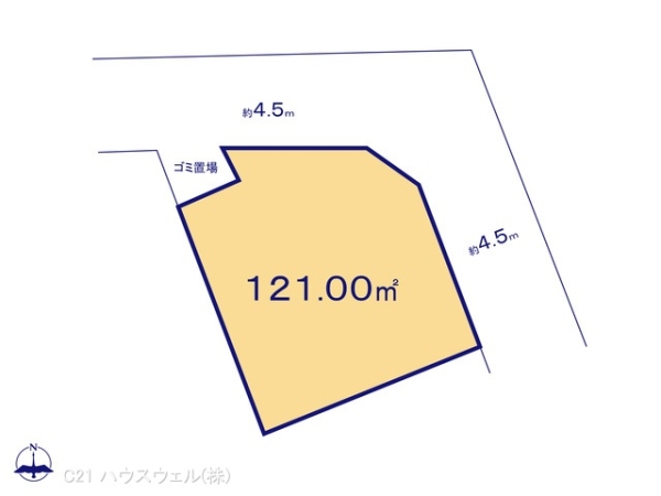 さいたま市岩槻区府内2丁目（18区画）9号地 2,090万