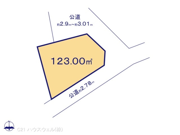さいたま市岩槻区府内2丁目（18区画）12号地 2,090万