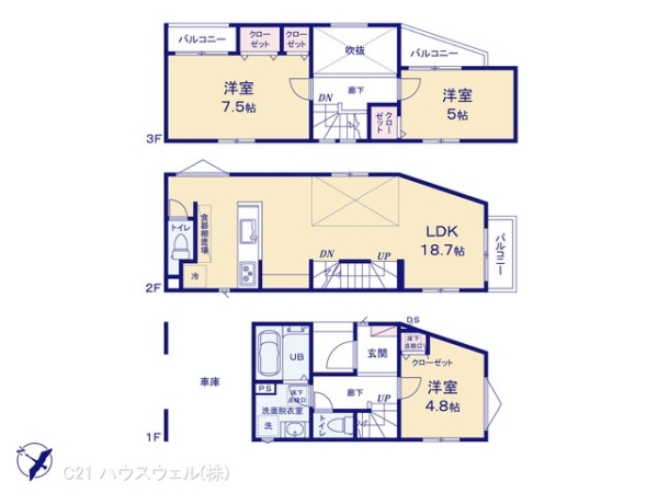 さいたま市浦和区領家6丁目3号棟 6,080万